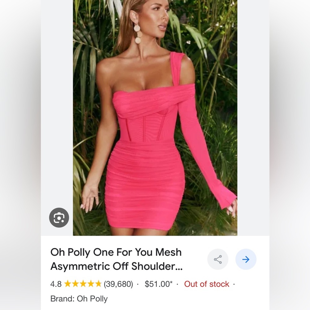 oh polly dress brand new with tag size US 2
